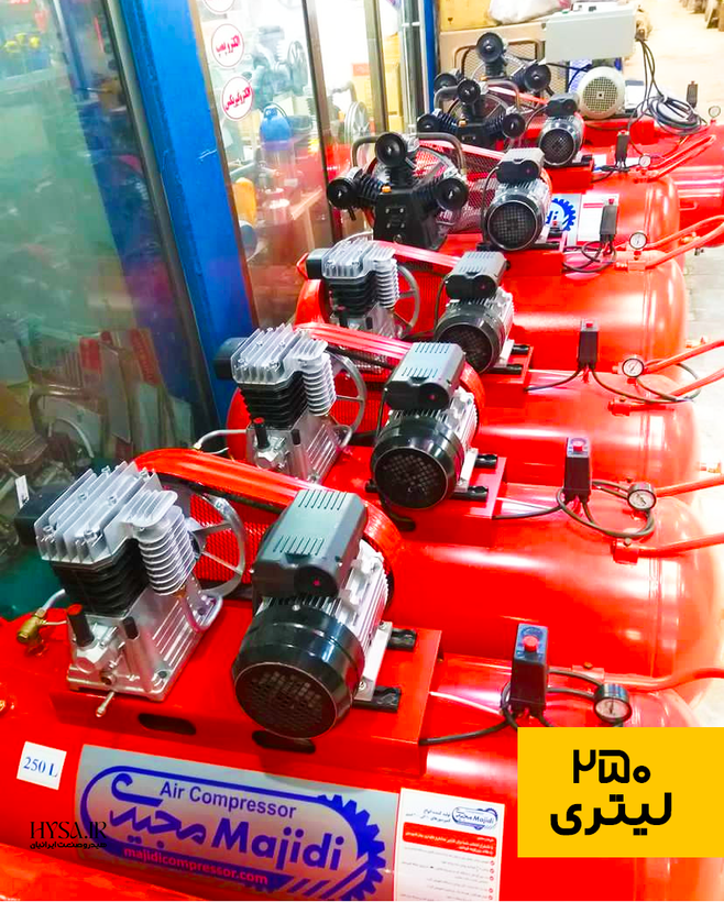 کمپرسور باد 350 لیتری مجیدی