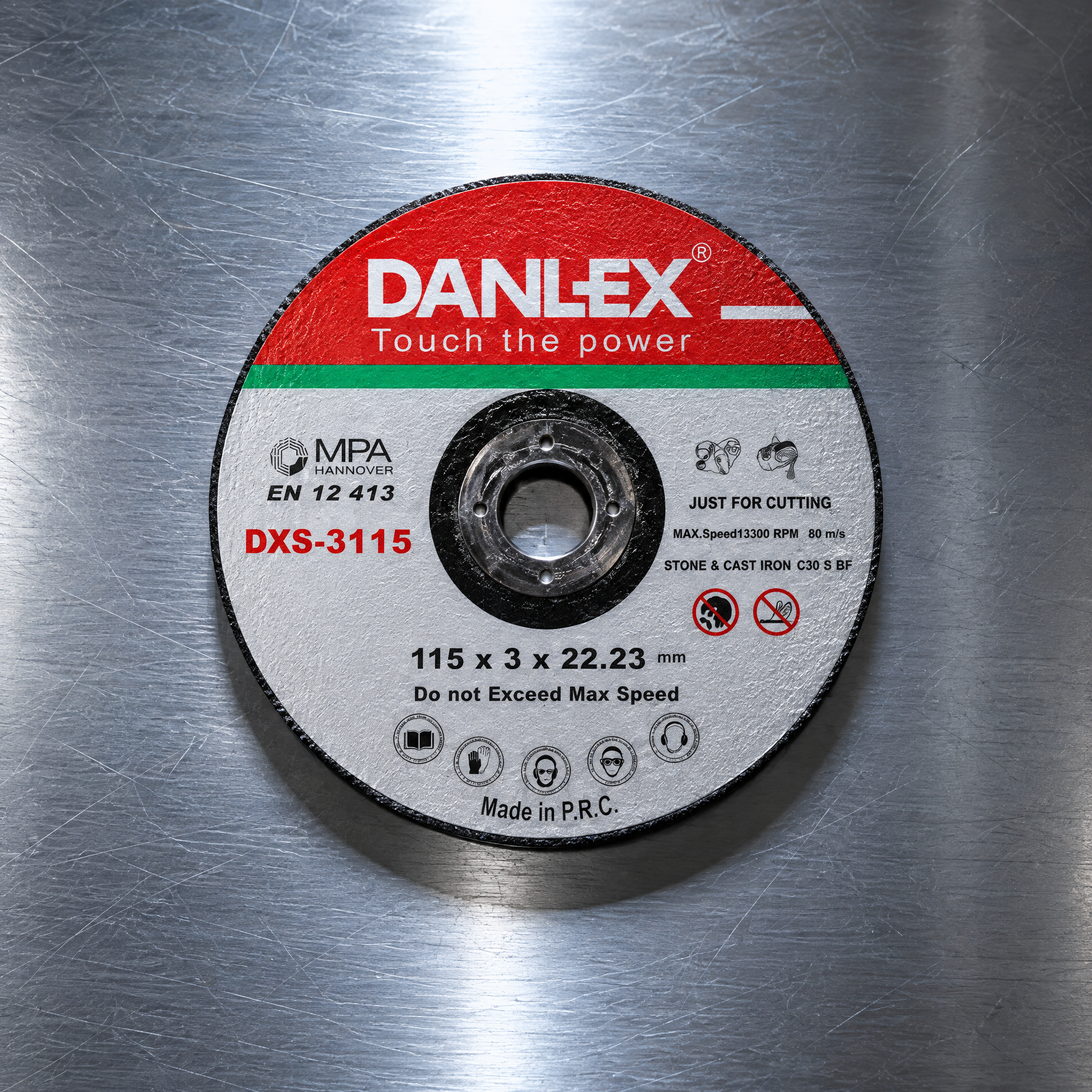 صفحه مینی برش آهن و استیل دنلکس 115 میلیمتر دو کاره مدل DXC-3115